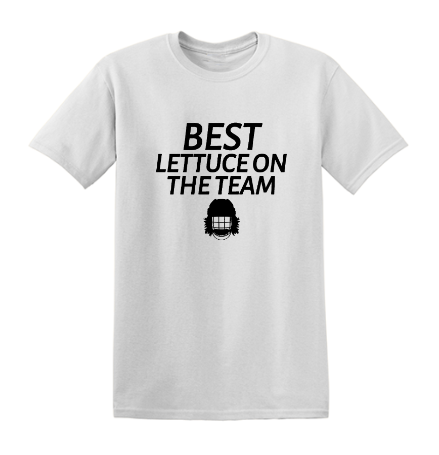 Best Lettuce On The Team White Adult T-shirt
