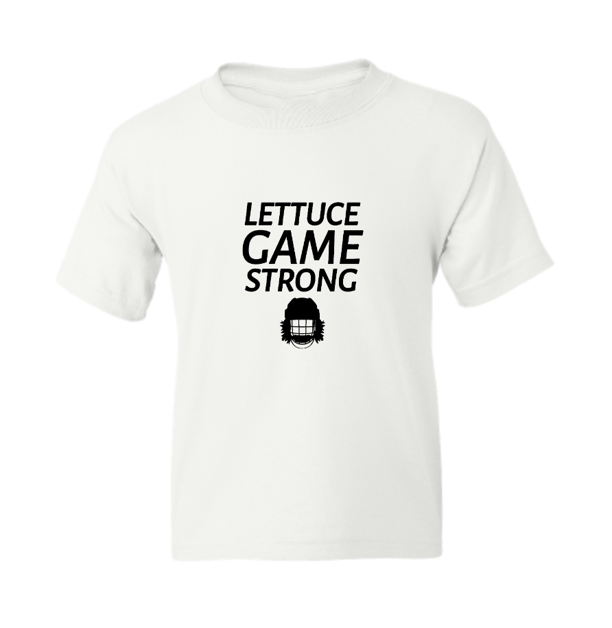Lettuce Game Strong White Youth T-shirt